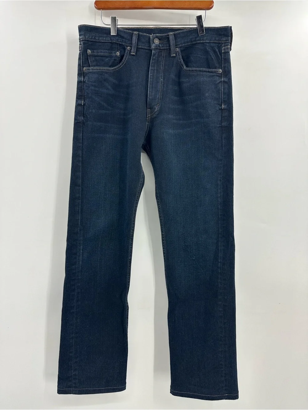 Levi's 505 Dark Blue Straight-Leg Jeans 34x34